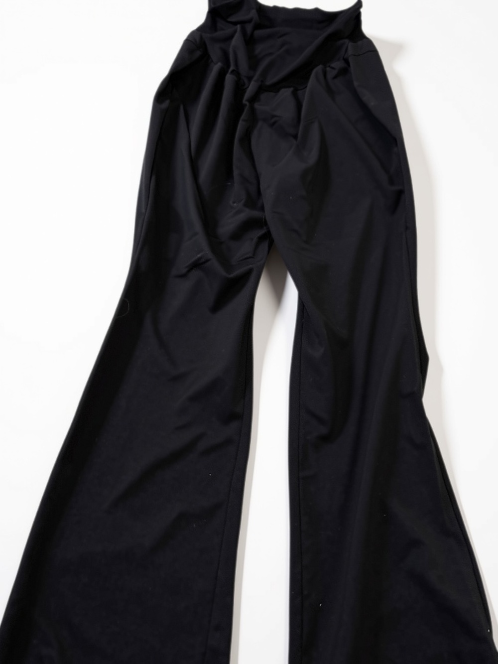 a:glow Maternity XXL Black Wide Leg Pants
